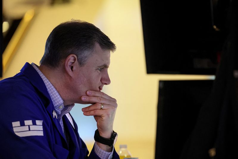 &copy; Reuters. 米国株式市場は主要３指数がそろって下落し取引を終えた。７日撮影（２０２４年　ロイター/Brendan McDermid）