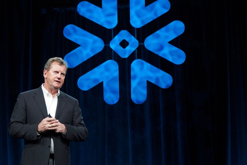 &copy; Reuters. FILE PHOTO: Snowflake Chairman and CEO Frank Slootman attends the Snowflake Summit 2022, in Las Vegas, Nevasa, U.S.,  June 14, 2022. Snowflake/Handout via REUTERS/File Photo