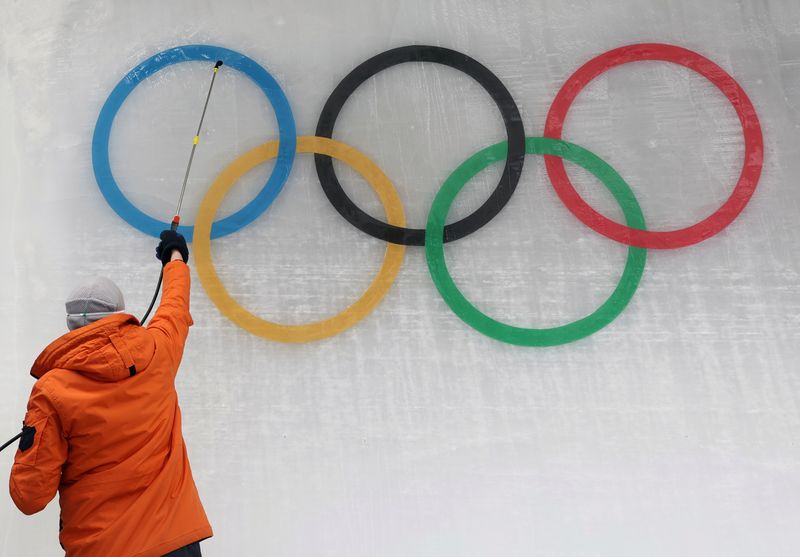 &copy; Reuters. شعار الألعاب الأولمبية في صورة من أرشيف رويترز.