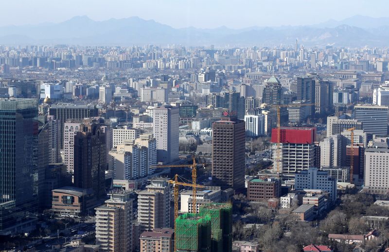 &copy; Reuters. FILE PHOTO: Residential and office buildings are seen in Beijing, China, January 10, 2017. REUTERS/Jason Lee/File Photo