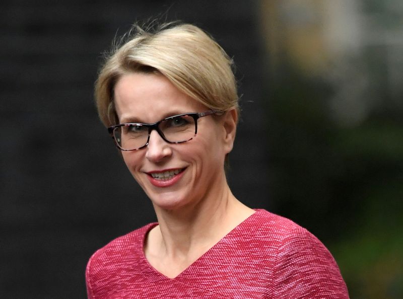 &copy; Reuters. FILE PHOTO: GlaxoSmithKline (GSK) CEO, Emma Walmsley, arrives for a meeting in Downing Street in central London, Britain, October 9, 2017. Picture taken October 9, 2017. REUTERS/Toby Melville/File Photo