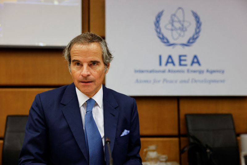 &copy; Reuters. International Atomic Energy Agency (IAEA) Director General Rafael Grossi attends the IAEA Board of Governors meeting, at which issues regarding Iran and Ukraine are on the agenda, in Vienna, Austria, March 4, 2024. REUTERS/Lisa Leutner