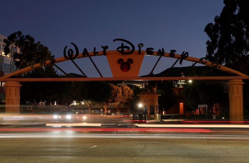 &copy; Reuters. FILE PHOTO: A view of the Walt Disney Studios in Burbank, California,. U.S. November 8, 2023.  REUTERS/Mario Anzuoni/File Photo
