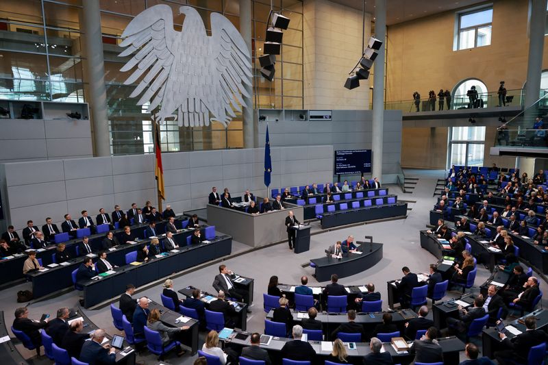 &copy; Reuters. Le Parlement allemand, ou Bundestag, à Berlin. /Photo prise le 31 janvier 2024/REUTERS/Fabrizio Bensch