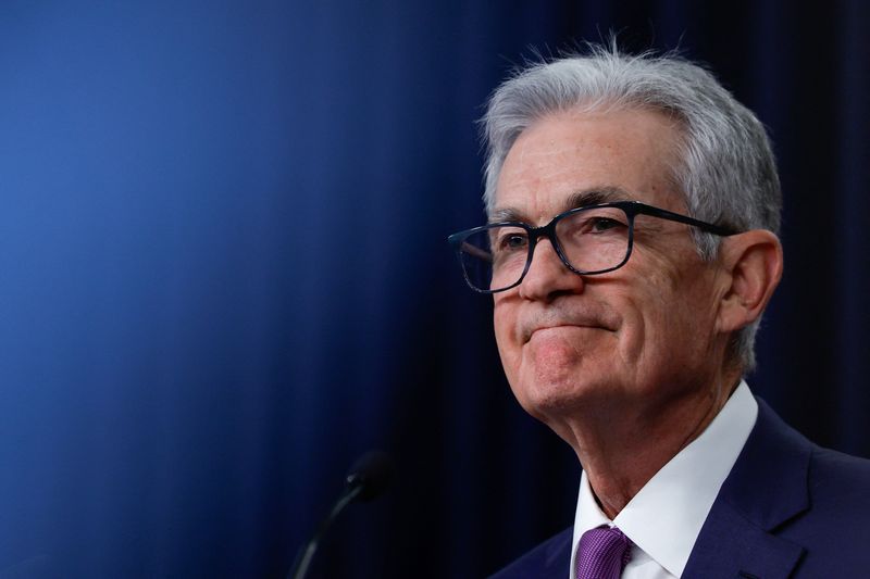 &copy; Reuters. Federal Reserve Chair Jerome Powell holds a press conference following the release of the Fed's interest rate policy decision at the Federal Reserve in Washington, U.S., January 31, 2024. REUTERS/Evelyn Hockstein/file photo