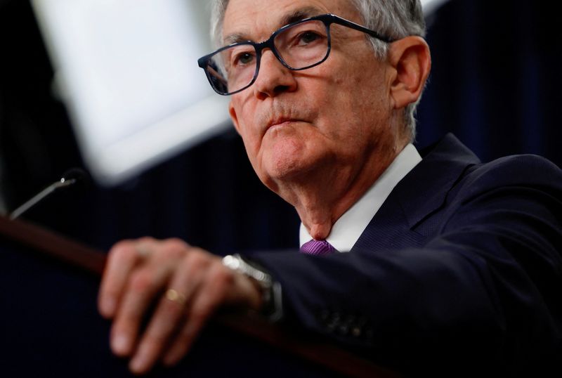 &copy; Reuters. Chair do Fed, Jerome Powell 
20/09/2023. REUTERS/Evelyn Hockstein/File Photo