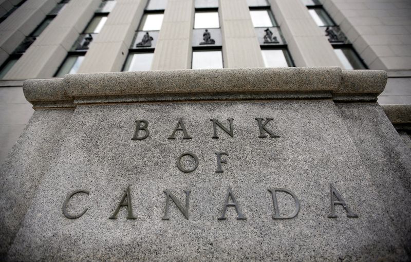 &copy; Reuters. カナダ銀行（ＢＯＣ、中央銀行）は６日、政策金利である翌日物金利の誘導目標を５．０％に据え置いた。写真は２０１０年６月撮影（２０２４年　ロイター/Chris Wattie//File Photo）