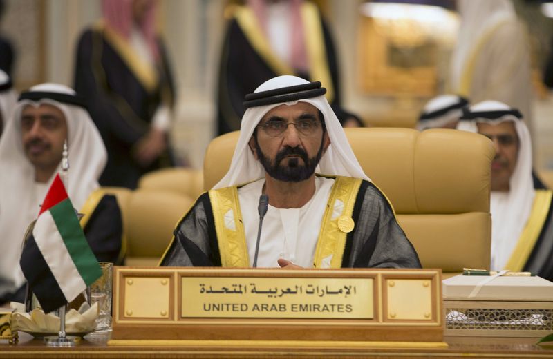 &copy; Reuters. حاكم إمارة دبي الشيخ محمد بن راشد آل مكتوم في قمة بالرياض بصورة من أرشيف رويترز.
