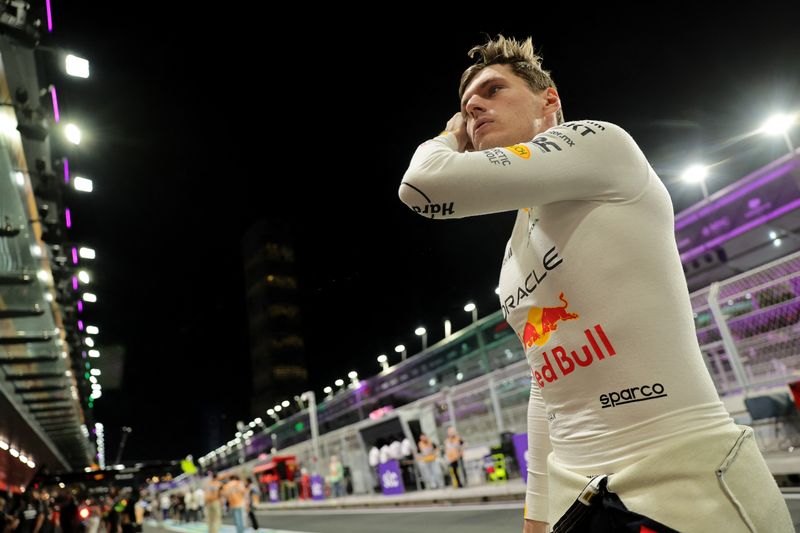 © Reuters. Mar 8, 2024 
Foto del viernes del piloto de Red Bull Max Verstappen en la clasificación para el GP de Arabia Saudita en Yeda. 
Pool via REUTERS/Giuseppe Cacace