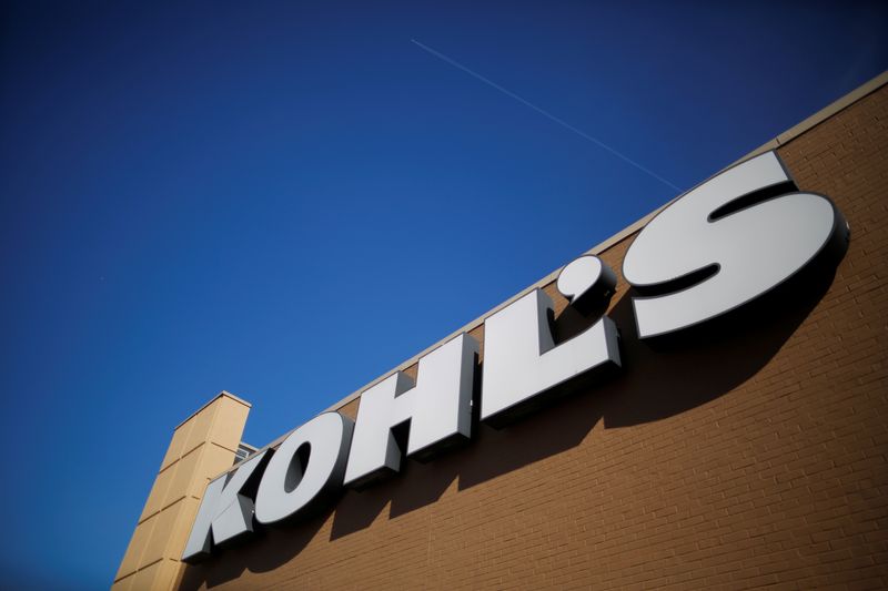 &copy; Reuters. A sign marks a Kohl's store in Medford, Massachusetts, U.S., February 21, 2017.   REUTERS/Brian Snyder/File Photo
