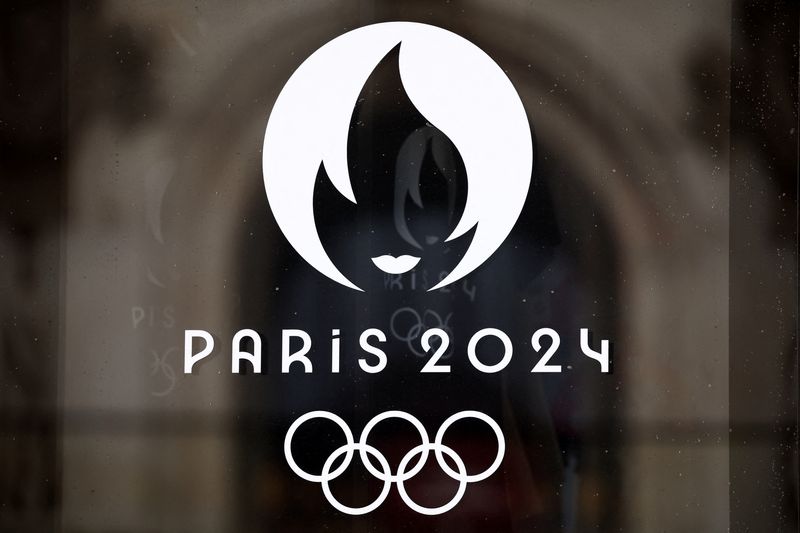 &copy; Reuters. Le logo des Jeux Olympiques et Paralympiques de Paris 2024. /Photo prise le 1er janvier 2024/REUTERS/Benoit Tessier