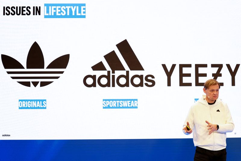 &copy; Reuters. Adidas CEO Bjoern Gulden attends the company's annual news conference in Herzogenaurach, Germany, March 8, 2023. REUTERS/Heiko Becker