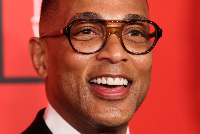 &copy; Reuters. FILE PHOTO: Don Lemon arrives for the Time Magazine 100 gala celebrating their list of the 100 Most Influential People in the world in New York City, New York, U.S., April 26, 2023. REUTERS/Andrew Kelly/File Photo