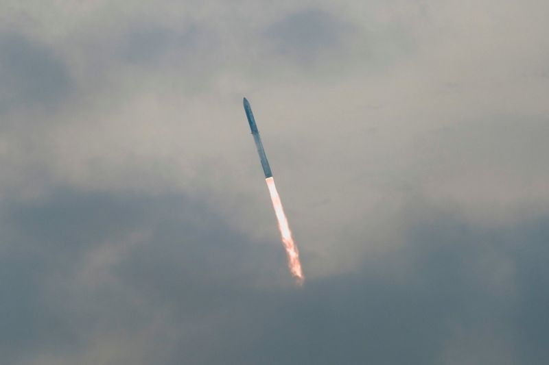 &copy; Reuters. Starship da SpaceX no terceiro lançamento
 14/3/2024   REUTERS/Cheney Orr