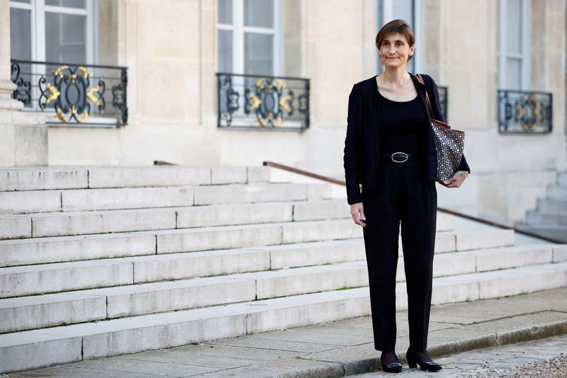 &copy; Reuters. Amélie Oudéa-Castéra au Palais de l'Élysée à Paris. /Photo prise le 26 octobre 2022/REUTERS/Sarah Meyssonnier