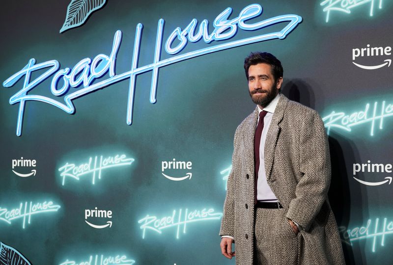 &copy; Reuters. Jake Gyllenhaal, miembro del reparto, asiste a una proyección especial de la película "Road House" en Londres, Reino Unido, el 14 de marzo, 2024. REUTERS/Maja Smiejkowska