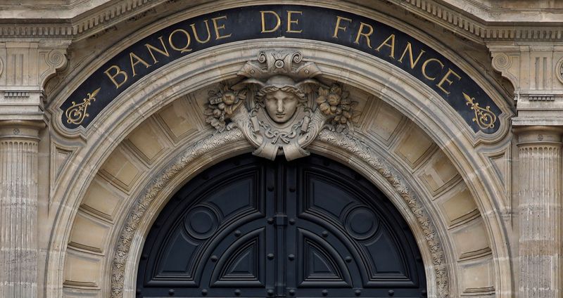 &copy; Reuters. Facade of the Bank of France "Banque de France" headquarters in Paris, France, March 12, 2018.  REUTERS/Charles Platiau/File Photo