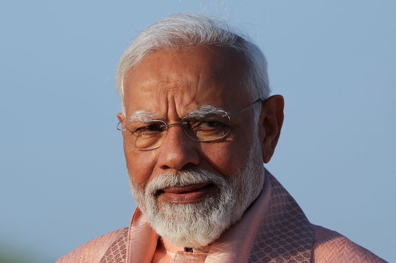 © Reuters. India's Prime Minister Narendra Modi attends the inauguration of the BAPS Hindu temple in Abu Dhabi, United Arab Emirates, February 14, 2024. REUTERS/Amr Alfiky/File Photo