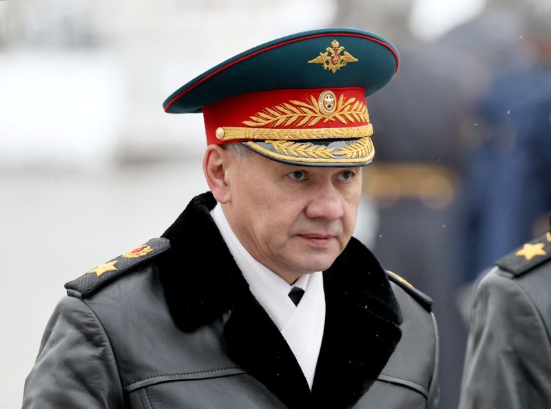 &copy; Reuters. وزير الدفاع الروسي سيرجي شويجو خلال فعالية في موسكو يوم 23 فبراير شباط 2024. صورة لرويترز من ممثل لوكالات الأنباء.