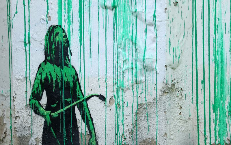 &copy; Reuters. Detail of a new mural attributed to the British artist Banksy in north London, Britain, March 18, 2024. REUTERS/Toby Melville