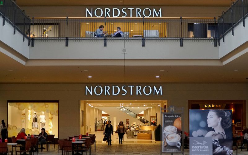 &copy; Reuters. FILE PHOTO: The Nordstrom store is pictured in Broomfield, Colorado, February 23, 2017.REUTERS/Rick Wilking/File Photo
