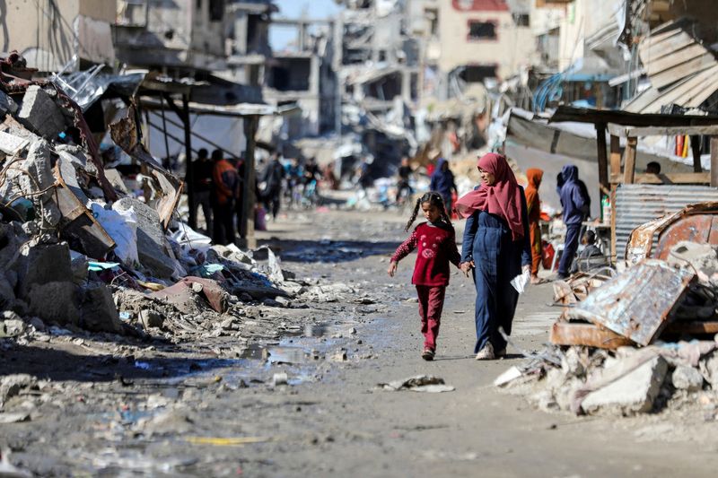 &copy; Reuters. Destruição em Gaza durante ofensiva de Israel
 20/3/2024   REUTERS/Dawoud Abu Alkas