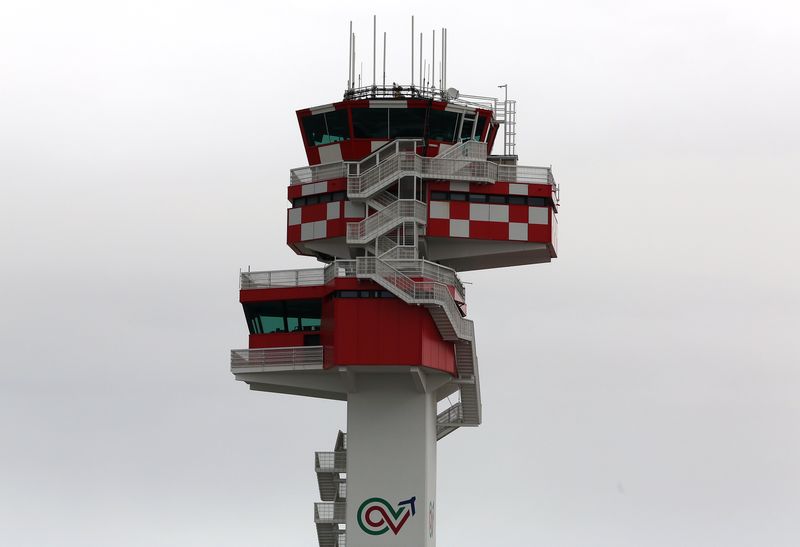 &copy; Reuters. ENAV control tower is seen at the Fiumicino's International airport near Rome, Italy, March 23, 2016. REUTERS/Stefano Rellandini/File Photo
