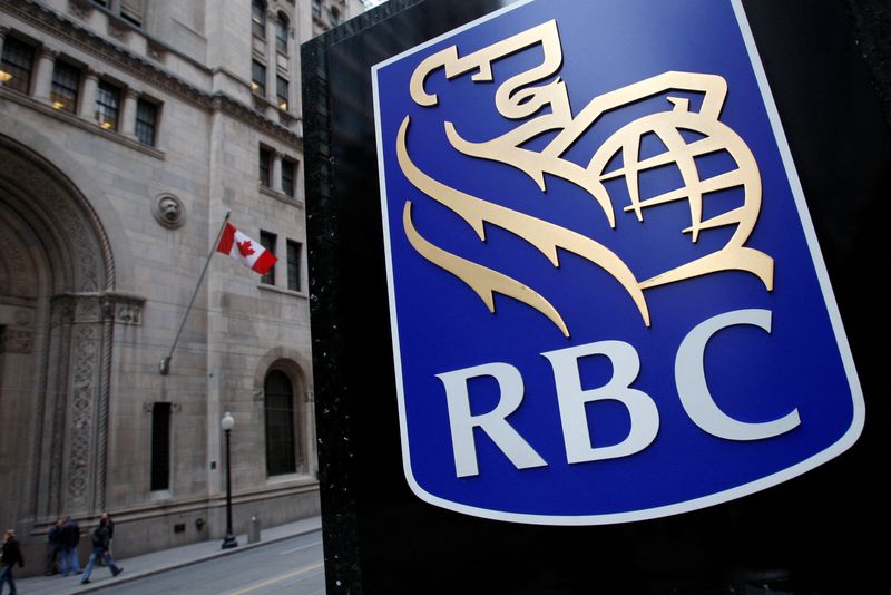 &copy; Reuters. FILE PHOTO: A Royal Bank of Canada (RBC) logo is seen at a branch in Toronto November 9, 2007.   REUTERS/Mark Blinch/File Photo