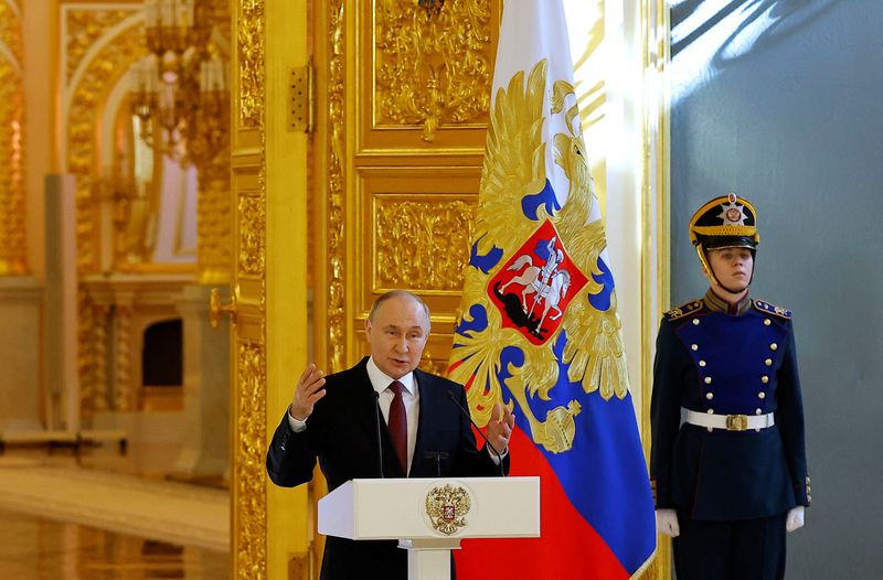 &copy; Reuters. Presidente russo Vladimir Putin no Kremlin
 20/3/2024   REUTERS/Evgenia Novozhenina