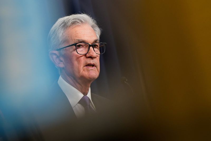 &copy; Reuters. U.S. Federal Reserve Chair Jerome Powell holds a press conference following a two-day meeting of the Federal Open Market Committee on interest rate policy in Washington, U.S., March 20, 2024. REUTERS/Elizabeth Frantz/File Photo