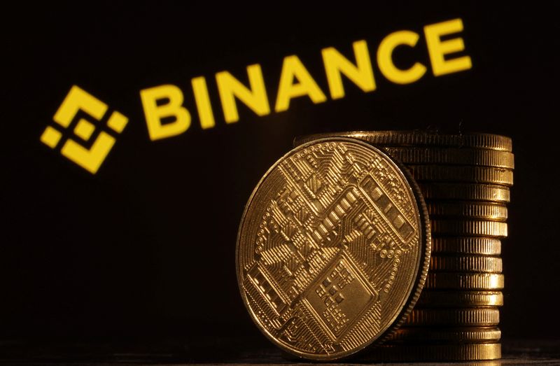 &copy; Reuters. Binance logo is seen in this illustration taken March 31, 2023. REUTERS/Dado Ruvic/Illustration/File Photo