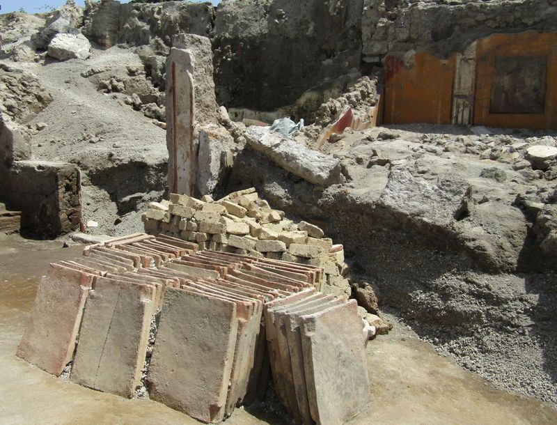 &copy; Reuters. Quartos de uma antiga domus no sítio arqueológico de Pompeia, Itália, nesta foto obtida pela Reuters em25/03/2024
Sítio Arqueológico de Pompeia/Divulgação via REUTERS