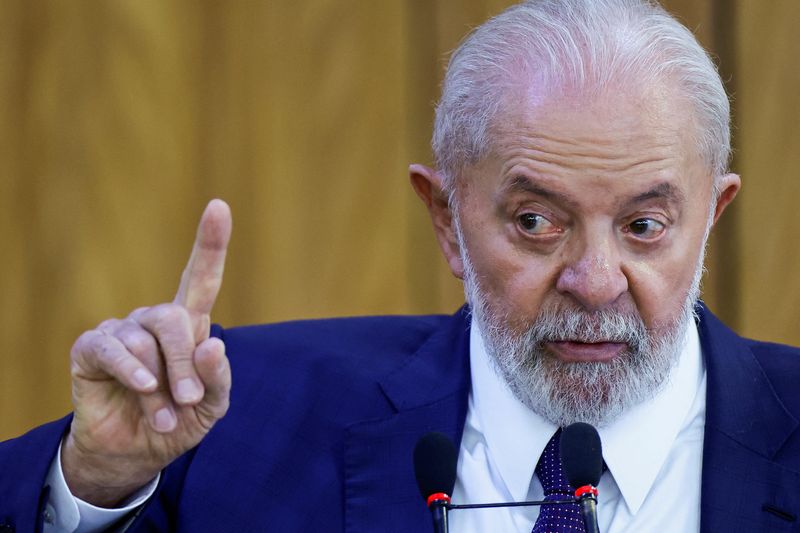 &copy; Reuters. Presidente Luiz Inácio Lula da Silva em evento no Palácio do Planalto
06/03/2024
REUTERS/Ueslei Marcelino