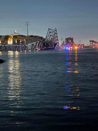 Ship that collided with Baltimore bridge was chartered by Maersk By Reuters
