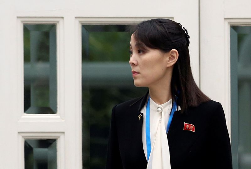 &copy; Reuters. Kim Yo Jong, irmã do líder norte-coreano Kim Jong Un 
 28/2/2019   REUTERS/Leah Millis