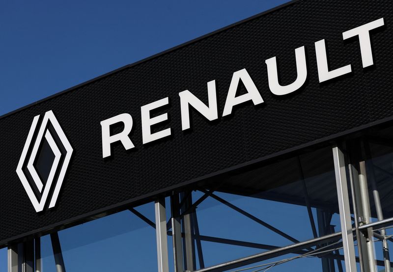 &copy; Reuters. Photo d'archives du logo Renault. /Photo prise le 4 mars 2024 à Bruxelles, Belgique/REUTERS/Yves Herman