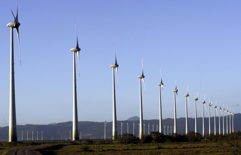 &copy; Reuters. Turbinas de energia eólica em Osório, no Rio Grande do Sul
30/11/2007 REUTERS/Jamil Bittar 