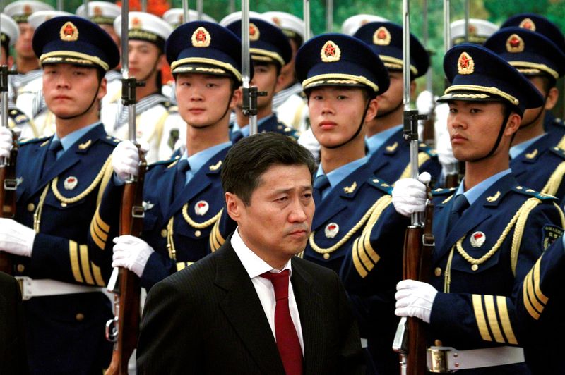 &copy; Reuters. FILE PHOTO: Mongolian Prime Minister Sukhbaatar Batbold inspects an honour guard during an official welcoming ceremony in the Great Hall of the People in Beijing June 16, 2011. Batbold is on a three-day official visit to China. REUTERS/David Gray/File Pho