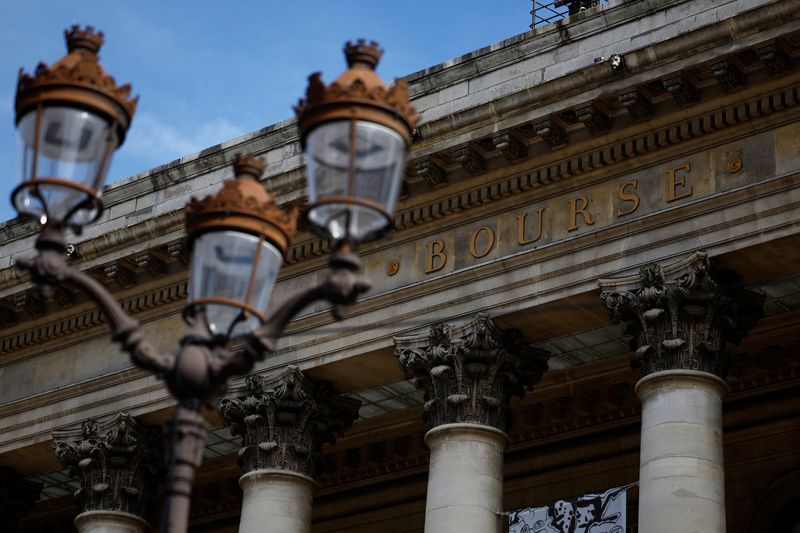 &copy; Reuters. Le Palais Brongniart, ancienne Bourse de Paris. /Photo prise le 25 mars 2024/REUTERS/Sarah Meyssonnier