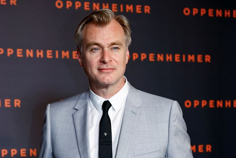 &copy; Reuters. Christopher Nolan durante estreia do filme "Oppenheimer" em Paris, França
11/7/2023 REUTERS/Sarah Meyssonnier/Arquivo