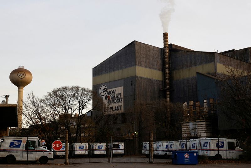 &copy; Reuters. FILE PHOTO: U.S. Steel's Edgar Thomson Works facility is seen in Braddock, Pennsylvania, U.S. November 4, 2022. REUTERS/Quinn Glabicki/File Photo