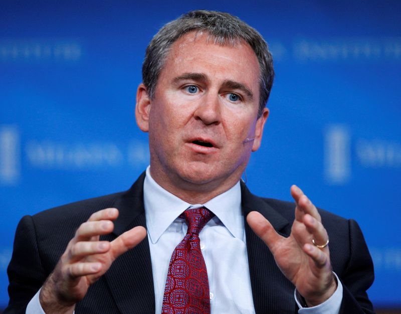 &copy; Reuters. FILE PHOTO: Kenneth Griffin, Founder and CEO of Citadel, takes part in the panel discussion "Lessons From the Great Recession: How Businesses Survived and Now Look to Thrive" at the 2011 The Milken Institute Global Conference in Beverly Hills, California 