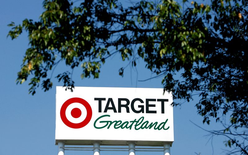&copy; Reuters. FILE PHOTO: A company sign is seen at a Target store in Falls Church, Virginia August 19, 2008.   REUTERS/Kevin Lamarque/File Photo