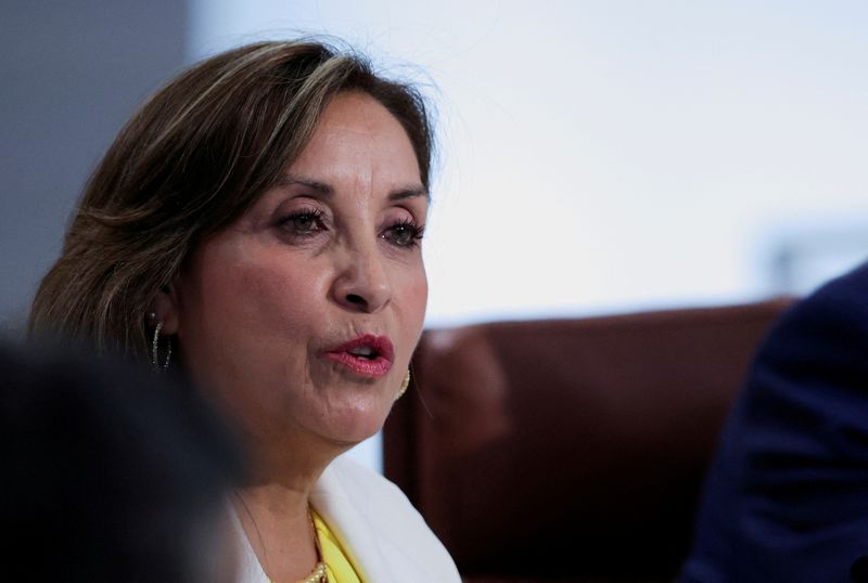 &copy; Reuters. Presidente do Peru, Dina Boluarte
17/11/2023
REUTERS/Carlos Barria
