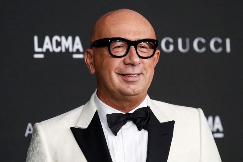 &copy; Reuters. Marco Bizzarri, ex AD di Gucci, posa al Lacma Art+Film Gala di Los Angeles, California, Stati Uniti, 6 novembre 2021. REUTERS/Mario Anzuoni
