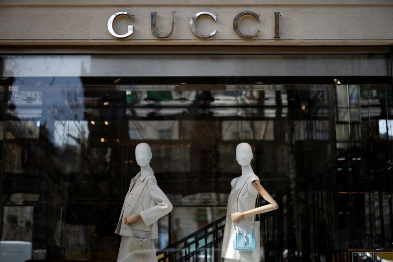 &copy; Reuters. Une boutique de Gucci à Paris. /Photo prise le 20 mars 2024/REUTERS/Sarah Meyssonnier