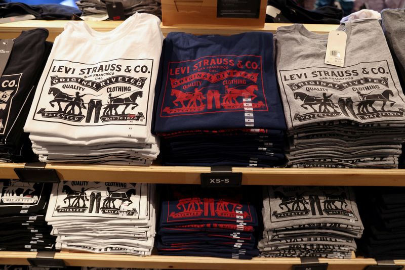 Levi Strauss surges on profit forecast raise as direct customer sales, cost cuts pay off