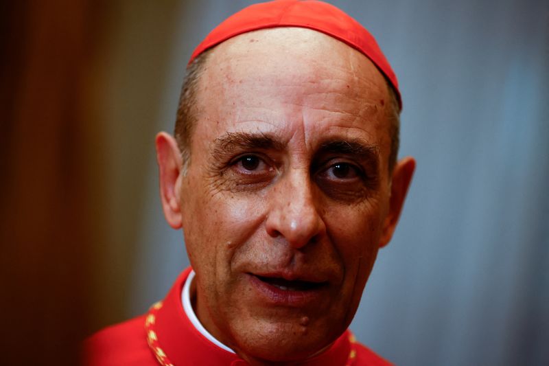 &copy; Reuters. FILE PHOTO: Cardinal S.E. Mons. Victor Manuel Fernandez looks on after being elevated to the rank of cardinal at the Vatican, September 30, 2023. REUTERS/Yara Nardi/File Photo