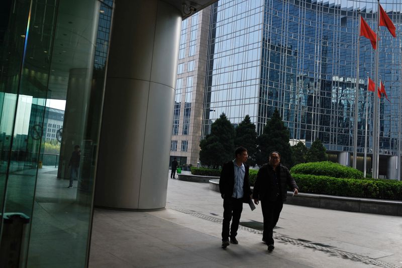 &copy; Reuters. Complexo de escritórios e lojas em Pequim
10/04/2024. REUTERS/Tingshu Wang