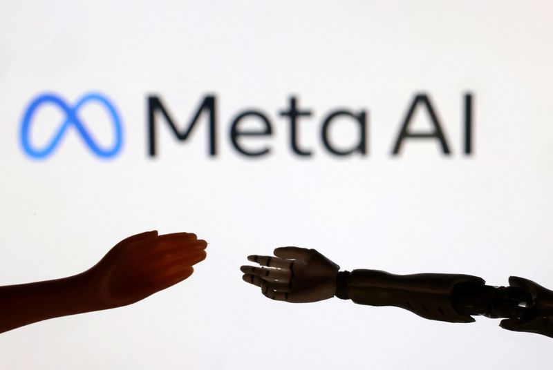 &copy; Reuters. Meta AI logo is seen in this illustration taken September 28, 2023. REUTERS/Dado Ruvic/Illustration/File photo
